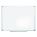 Earth Silver Easy Clean Dry Erase Boards, 48" x 36", White Surface, Satin Aluminum Frame