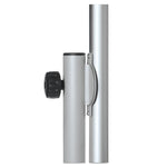 Revolver Easel, Vertical Orientation, 35.4" x 47.2", White Surface, Satin Aluminum Frame