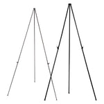 Instant Easel, 61.5" High, Black, Steel, Lightweight