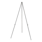 Instant Setup Foldaway Easel, Adjusts 15" To 61" High, Steel, Black