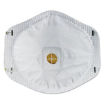 Particulate Respirator w/Cool Flow Exhalation Valve, Standard Size, 10/Box