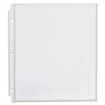 Deluxe Heavyweight Sheet Protector, Side: 3-Hole Punched, Top Load 8.5 x 11 Insert, Nonglare Clear Front, 50/Pack