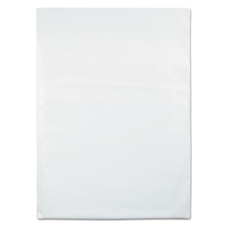 Redi-Strip Poly Mailer, #6, Square Flap, Redi-Strip Adhesive Closure, 14 x 19, White, 100/Pack