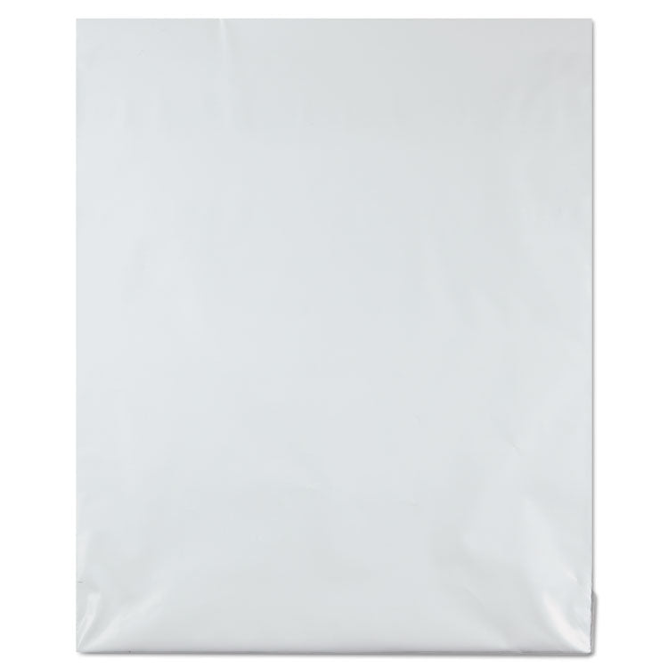 Redi-Strip Poly Mailer, #5 1/2, Square Flap with Perforated Strip, Redi-Strip Adhesive Closure, 14 x 17, White, 100/Pack