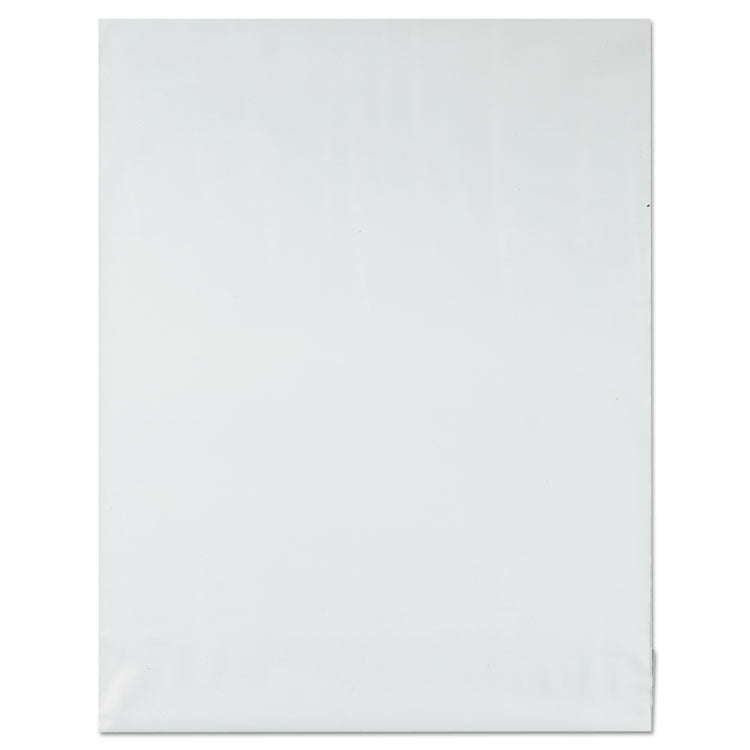 Redi-Strip Poly Mailer, #4, Square Flap with Perforated Strip, Redi-Strip Adhesive Closure, 10 x 13, White, 100/Pack
