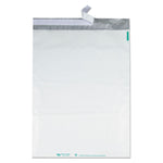 Redi-Strip Poly Mailer, #6, Square Flap, Redi-Strip Adhesive Closure, 14 x 19, White, 100/Pack