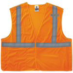 GloWear 8215BA Type R Class 2 Econo Breakaway Mesh Vest, 2X-Large to 3X-Large, Orange