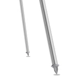 Aluminum Heavy-Duty Display Easel, 38" To 66" High, Aluminum, Silver