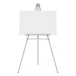 Aluminum Heavy-Duty Display Easel, 38" To 66" High, Aluminum, Silver