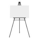 Aluminum Heavy-Duty Display Easel, 38" To 66" High, Aluminum, Black
