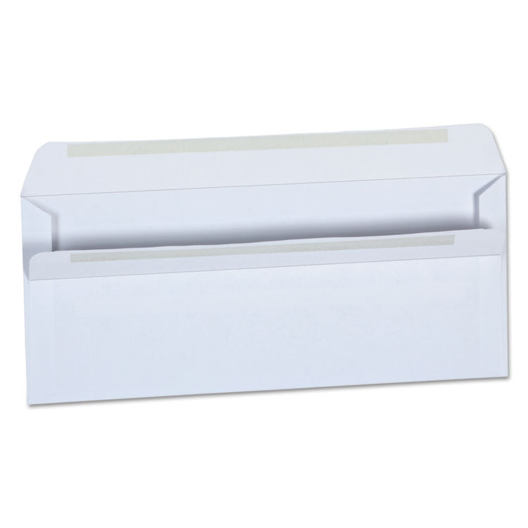 Self-Seal Business Envelope, #10, Square Flap, Self-Adhesive Closure, 4.13 X 9.5, White, 500/box