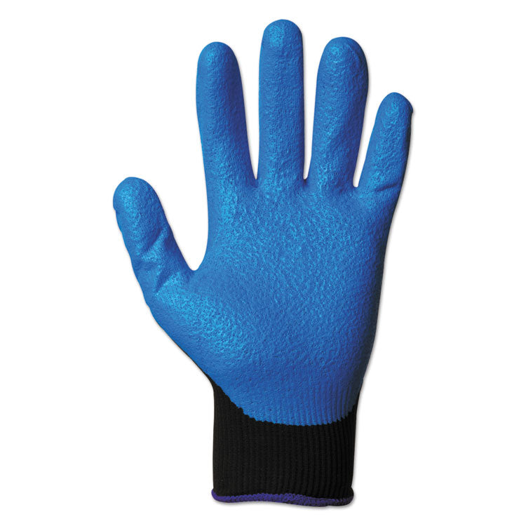 G40 Foam NITRILE* Coated Gloves, EN388: 3121X, 9.06" Long, Medium (Size 8), Blue/Black, 12 Pairs