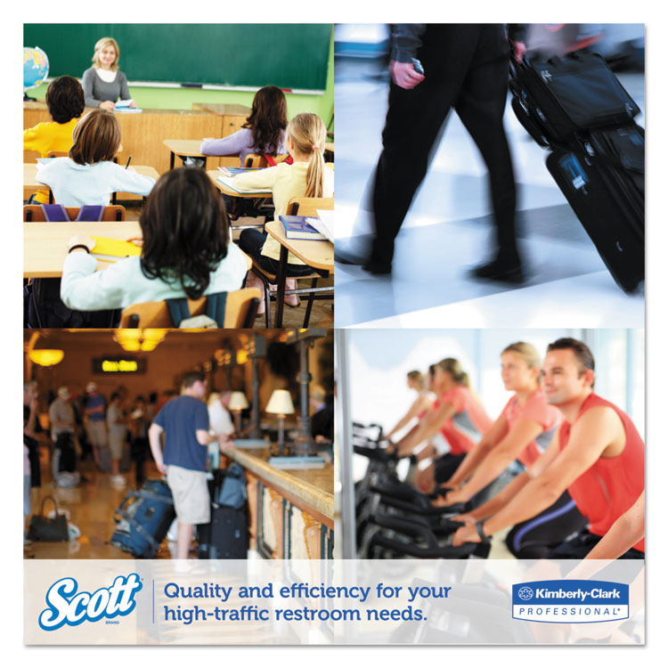 Essential JRT Extra Long Bathroom Tissue, Septic Safe, 2-Ply, White, 3.55" x 2,000 ft, 6 Rolls/Carton