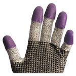 G60 PURPLE NITRILE* Cut-Resistant Gloves, EN388: 4340, 9.06" Long, Medium (Size 8), Black/White, Pair