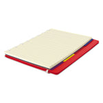 Notebook, 1-Subject, Medium/College Rule, Red Cover, (112) 8.25 x 5.81 Sheets