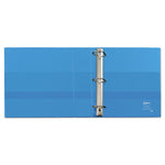 Heavy-Duty Non Stick View Binder With Durahinge And Slant Rings, 3 Rings, 2" Capacity, 11 X 8.5, Light Blue, (5501)