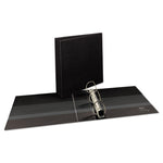 Heavy-Duty View Binder With Durahinge And One Touch Ezd Rings, 3 Rings, 2" Capacity, 11 X 8.5, Black