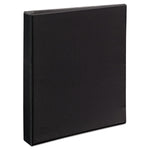 Heavy-Duty View Binder With Durahinge And One Touch Ezd Rings, 3 Rings, 1" Capacity, 11 X 8.5, Black