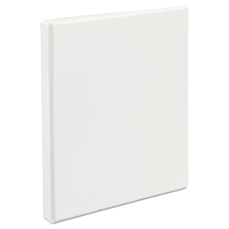 Durable View Binder With Durahinge And Slant Rings, 3 Rings, 0.5" Capacity, 11 X 8.5, White
