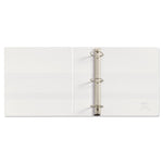 Heavy-Duty View Binder With Durahinge And One Touch Ezd Rings, 3 Rings, 2" Capacity, 11 X 8.5, White