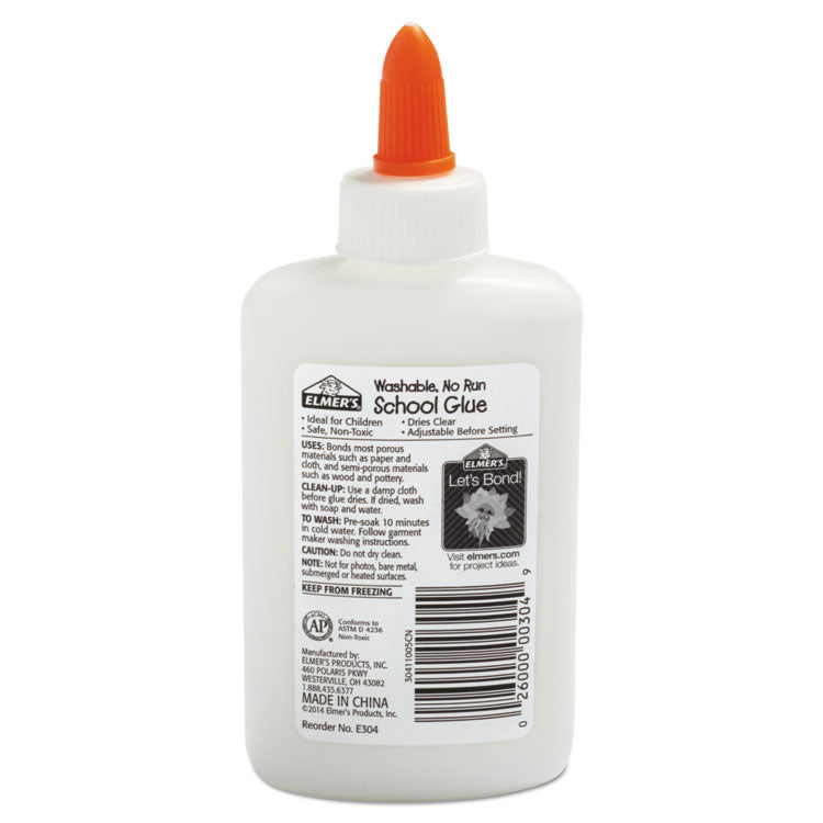 Washable School Glue, 4 Oz, Dries Clear