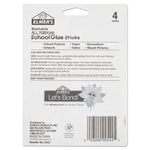 Washable School Glue Sticks, 0.24 Oz, Applies And Dries Clear, 4/pack