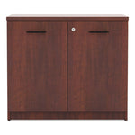 Alera Valencia Series Storage Cabinet, 34.13w x 22.78d x 29h, Medium Cherry