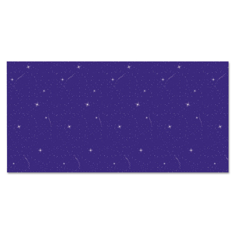 Fadeless Designs Bulletin Board Paper, Night Sky, 50 ft x 48", Blue/Silver