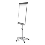 Prestige 2 Mobile Presentation Easel with Extendable Easel Pad Arms, 36" x 24", White Surface, Black/Gray Metal/Plastic Frame