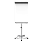 Prestige 2 Mobile Presentation Easel with Extendable Easel Pad Arms, 36" x 24", White Surface, Black/Gray Metal/Plastic Frame