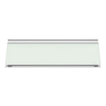 Glass Dry Erase Desktop Computer Pad, 18" x 6", White Surface