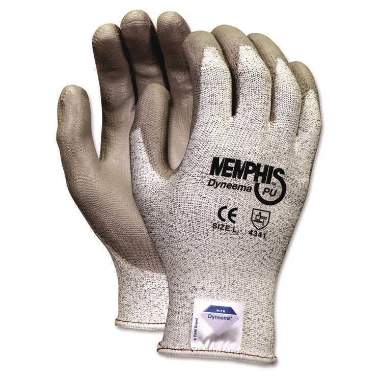 Dyneema Gloves, EN388: 4341, X-Large, Gray/White, Pair