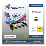 751000nsh0304 Remanufactured Q7582a (503a) Toner, 6,000 Page-Yield, Yellow