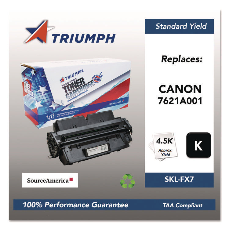 751000nsh0132 Remanufactured 7621a001aa (fx-7) Toner, 4,500 Page-Yield, Black