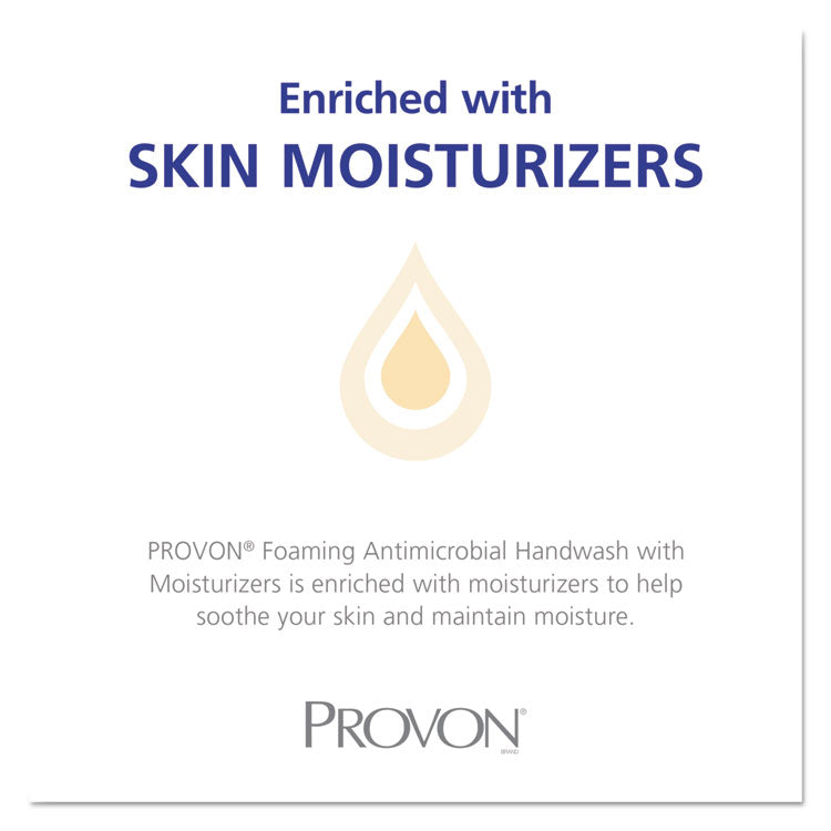 Foaming Antimicrobial Handwash/Moisturizer Refill, For FMX-12 Dispenser, Light Floral Scent, 1,250 mL