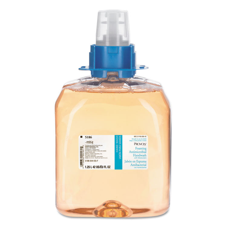 Foaming Antimicrobial Handwash/Moisturizer Refill, For FMX-12 Dispenser, Light Floral Scent, 1,250 mL