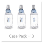 Advanced Hand Sanitizer Green Certified Foam Refill, For ADX-12 Dispensers, 1,200 mL, Fragrance-Free, 3/Carton