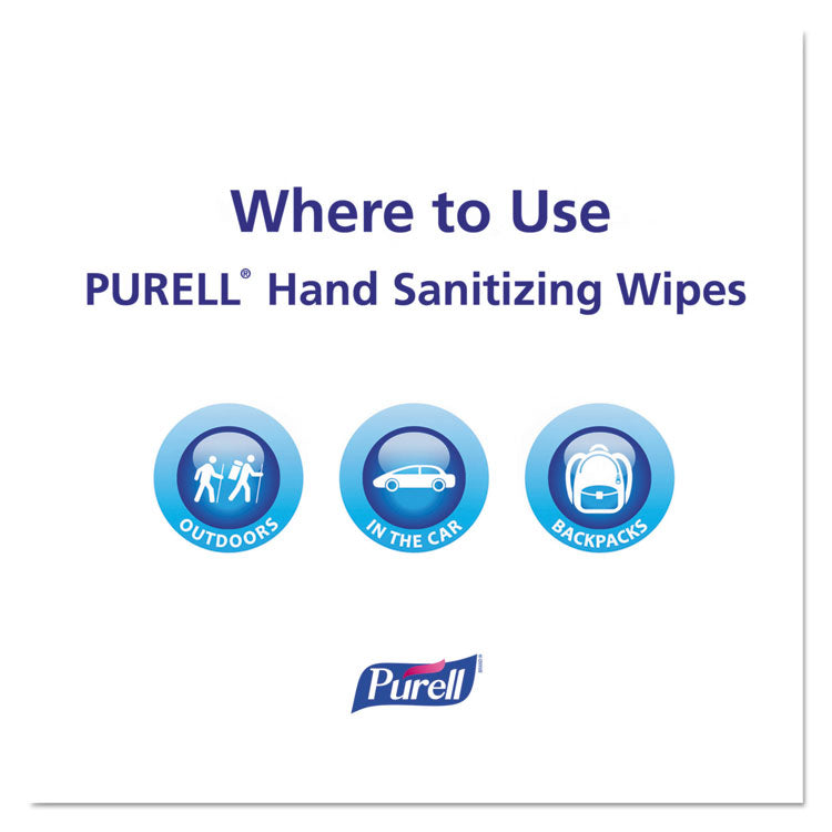 Sanitizing Hand Wipes, Individually Wrapped, 5 x 7, Unscented, White, 1,000/Carton