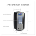 Ltx-12 Touch-Free Dispenser, 1,200 Ml, 5.75 X 4 X 10.5, Black