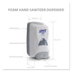 FMX-12 Foam Hand Sanitizer Dispenser, 1,000 mL/1,200 mL Refill, 6.6 x 5.13 x 11, Gray