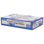 Total Recycled Content Plastic Trash Bags, 65 gal, 1.5 mil, 50" x 51", Black/Brown, 100/Carton