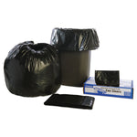 Total Recycled Content Plastic Trash Bags, 33 gal, 1.3 mil, 33" x 40", Black/Brown, 100/Carton