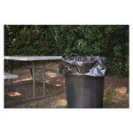 Insect-Repellent Trash Bags, 55 Gal, 2 Mil, 37" X 52", Black, 65/box