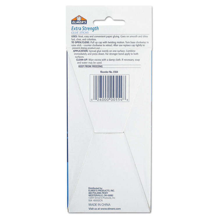 Extra-Strength Office Glue Stick, 0.28 Oz, Dries Clear, 24/pack