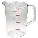 Bouncer Measuring Cup, 4 qt, Plastic, Clear