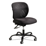 Vue Intensive-Use Mesh Task Chair, Supports Up To 500 Lb, 18.5" To 21" Seat Height, Black