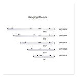 Mobile Plan Center Sheet Rack, 18 Hanging Clamps, 43.75w X 20.5d X 51h, Sand