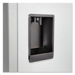 Double-Tier Locker, 12w X 18d X 78h, Two-Tone Gray