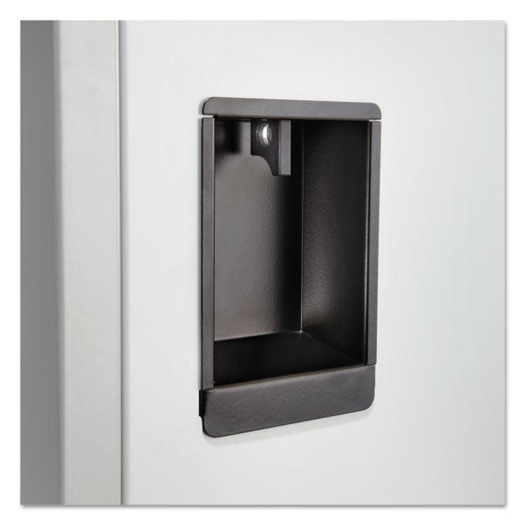 Double-Tier Locker, 12w X 18d X 78h, Two-Tone Gray