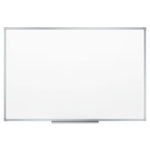 Dry Erase Board with Aluminum Frame, 72" x 48", White Surface, Satin Aluminum Frame